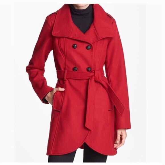 ✨4xHP✨Guess
Double Breasted Lace-Up Coat✨ - Picture 5 of 13